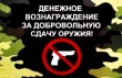Граждане могут обратиться в полицию для добровольной сдачи оружия